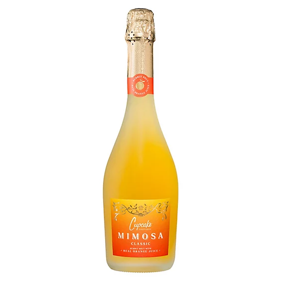 CUPCAKE MIMOSA CLASSIC REAL ORANGE JUICE GLUTEN FREE 750ML